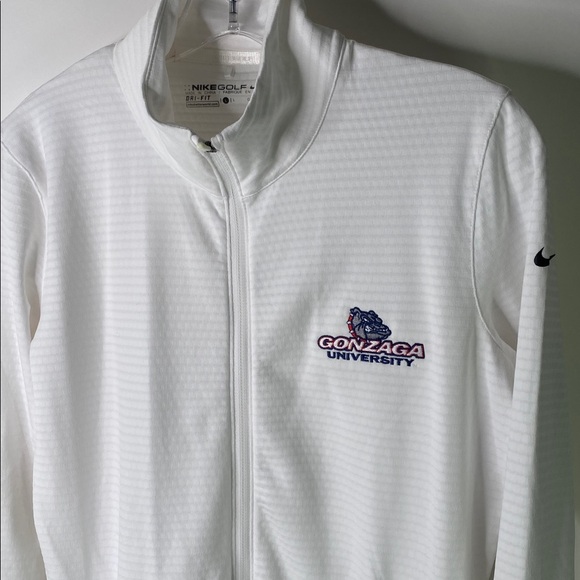 Nike Golf White Gonzaga University Jacket Women’s Size Large - 695 - Picture 1 of 6